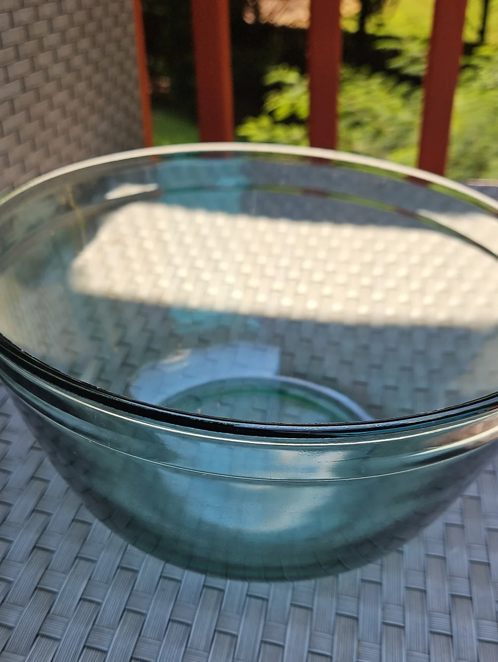 Vintage Rare Collectible Anchor Hocking Green Color Ovenware 4 Qt Mixing Bowl